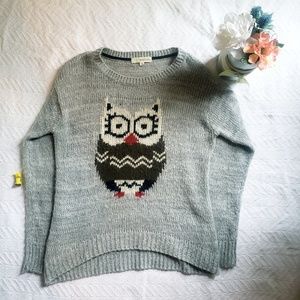 Rewind Knit Owl Sweater